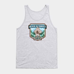 Believe in Yourself Sasquatch Tank Top